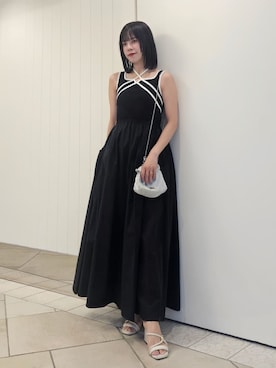 「LILY BROWN（リリーブラウン）のアイテム（シューズ）」を使った、LILY BROWNさん（レディース・150cm）の夏コーディネート