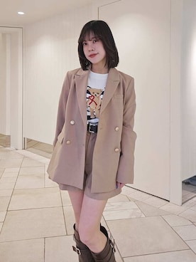 LILY BROWNさん（レディース・150cm）の冬コーディネート