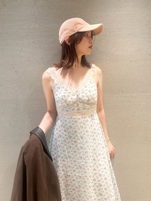 LILY BROWN Lingerie×ANNA SUI】カップ付きキャミワンピース