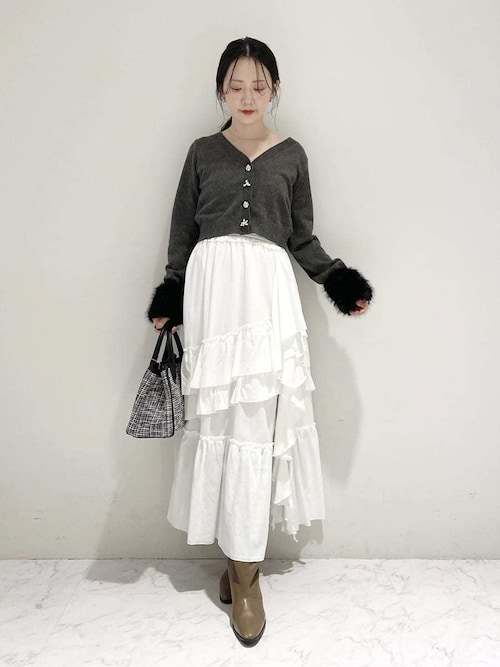 イレヘムティアードスカート（スカート）｜LILY BROWN（リリーブラウン