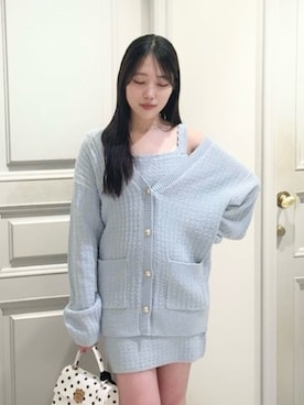 「LILY BROWN（リリーブラウン）のアイテム（アクセサリー）」を使った、LILY BROWNさん（レディース・161cm）の冬コーディネート