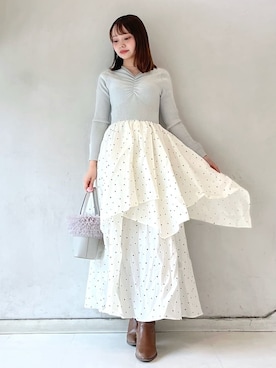 LILY BROWNさん（レディース・148cm）の冬コーディネート