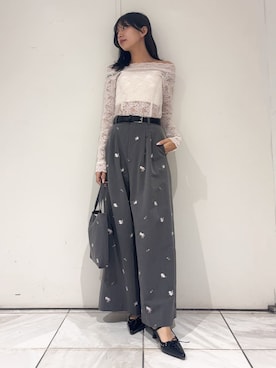 LILY BROWNさん（レディース・160cm）の春コーディネート