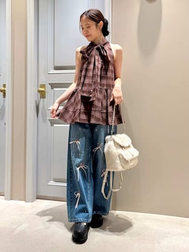 LILY BROWNさん（レディース・156cm）の夏コーディネート