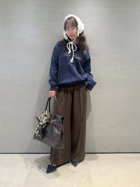 LILY BROWNさん（レディース・152cm）の冬コーディネート