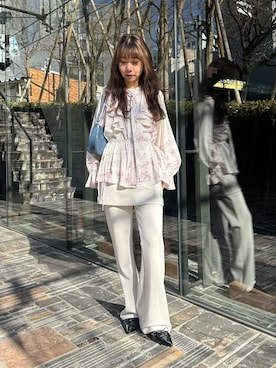 LILY BROWNさん（レディース・152cm）の冬コーディネート