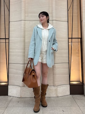 LILY BROWNさん（レディース・163cm）の冬コーディネート