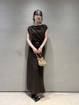【美品】リリーブラウン Lily Brown フラワー刺繍ワンピース Lily Brown - Lily Brown レトロフラワー刺繍ワンピースの通販