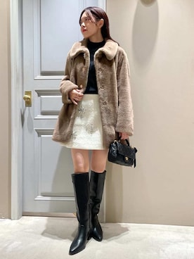 「ビジュー」｜LILY BROWNさん（レディース・156cm）の秋コーディネート