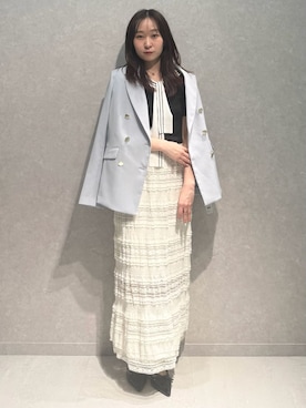 「LILY BROWN（リリーブラウン）のアイテム」を使った、LILY BROWNさん（レディース・155cm）の春コーディネート