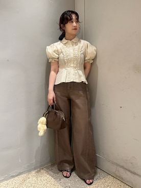 LILY BROWNさん（レディース・153cm）の夏コーディネート