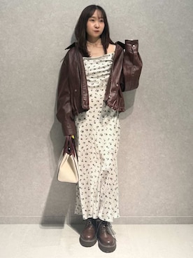 LILY BROWNさん（レディース・155cm）の冬コーディネート