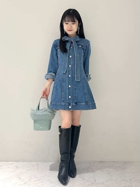 LILY BROWNさん(レディース・156cm)の冬コーディネート