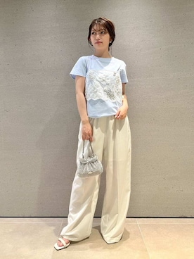 「スタイルアップ」｜LILY BROWNさん（レディース・152cm）の夏コーディネート