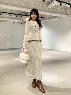 LILY BROWNさん(レディース・162cm)の冬コーディネート