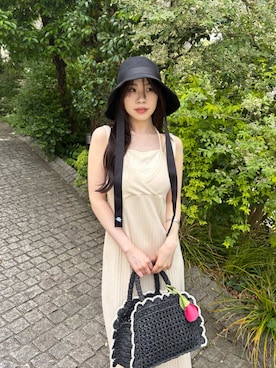 「リラックス」｜LILY BROWNさん（レディース・160cm）の春コーディネート