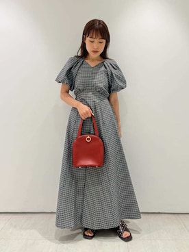 「LILY BROWN（リリーブラウン）のアイテム（ワンピース/ドレス）」を使った、LILY BROWNさん（レディース・153cm）の夏コーディネート