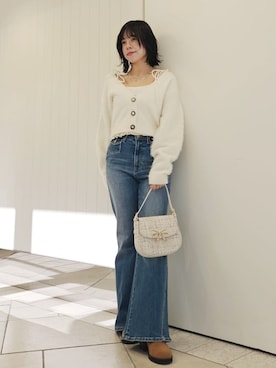 LILY BROWNさん（レディース・150cm）の冬コーディネート