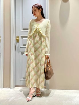 「アイテム（その他アンダーウェア/インナー）」を使った、LILY BROWNさん（レディース・156cm）の夏コーディネート
