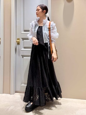 「LILY BROWN（リリーブラウン）のアイテム」を使った、LILY BROWNさん（レディース・156cm）の春コーディネート