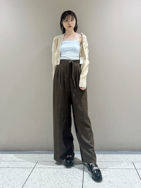 LILY BROWNさん（レディース・157cm）の夏コーディネート