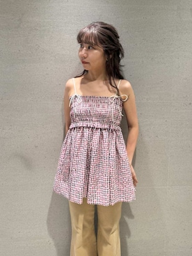 「LILY BROWN（リリーブラウン）のアイテム」を使った、LILY BROWNさん（レディース・152cm）の夏コーディネート