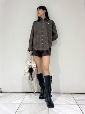 LILY BROWNさん（レディース・160cm）の秋コーディネート