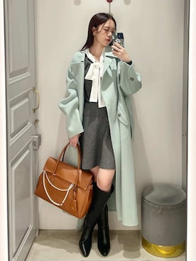 LILY BROWNさん(レディース・156cm)の冬コーディネート