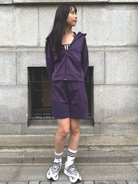 「アイテム（スポーツブラ）」を使った、THさん（レディース・167cm）の秋コーディネート