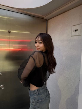 「MURUA（ムルーア）のアイテム（キャミソール）」を使った、SAKURAさん（レディース・165cm）の春コーディネート