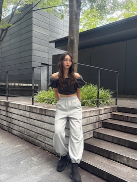 「MURUA（ムルーア）のアイテム」を使った、SAKURAさん（レディース・165cm）の夏コーディネート
