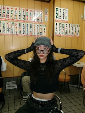 「MURUA（ムルーア）のアイテム」を使った、SAKURAさん（レディース・165cm）の夏コーディネート