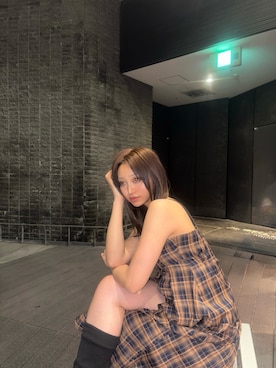 「MURUA（ムルーア）のアイテム」を使った、SAKURAさん（レディース・165cm）の春コーディネート