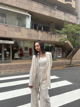 「MURUA（ムルーア）のアイテム（キャミソール）」を使った、SAKURAさん（レディース・165cm）の春コーディネート