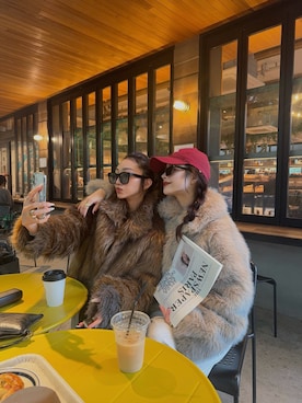 「MURUA（ムルーア）のアイテム（ブルゾン）」を使った、SAKURAさん（レディース・165cm）の秋コーディネート