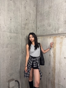 MURUA【新品】スプレッドフラワーカシュクールTOPS/ BLK オフショル カシュクールオフショルTOPS[品番：MKSW0001323]｜MURUA