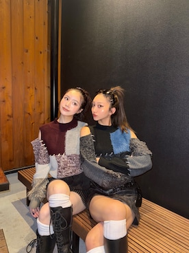 「MURUA（ムルーア）のアイテム」を使った、SAKURAさん（レディース・165cm）の秋コーディネート