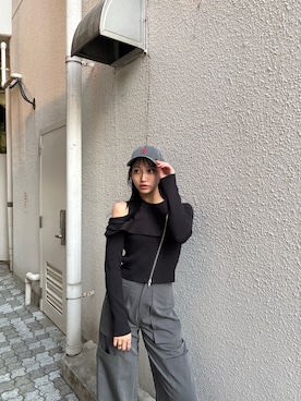 「MURUA（ムルーア）のアイテム」を使った、SAKURAさん（レディース・165cm）の春コーディネート