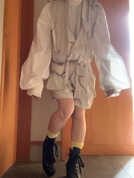 「アイテム（オールインワン・サロペット）」を使った、matuge15さん（骨格ストレート・レディース・150cm）の夏コーディネート