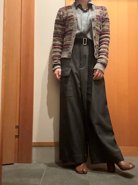 「アイテム（カーディガン/ボレロ、その他）」を使った、matuge15さん（レディース・150cm）の秋コーディネート