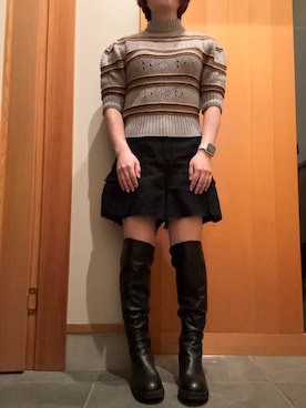 「MARNI（マルニ）のアイテム」を使った、matuge15さん（レディース・150cm）の秋コーディネート
