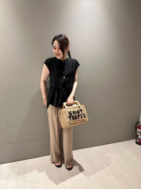 「アイテム（その他、パープル系）」を使った、Marinさん（レディース・163cm）の夏コーディネート