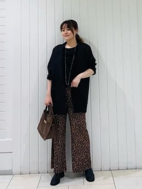「アイテム（その他）」を使った、Marinさん（レディース・163cm）の秋コーディネート