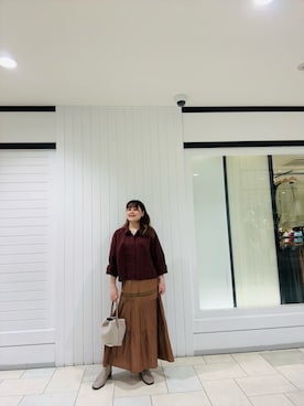 「アイテム（その他）」を使った、Marinさん（レディース・163cm）の秋コーディネート