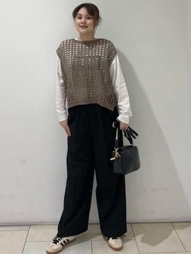「アイテム（その他）」を使った、Marinさん（レディース・163cm）の秋コーディネート