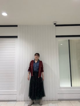 「アイテム（その他）」を使った、Marinさん（レディース・163cm）の秋コーディネート