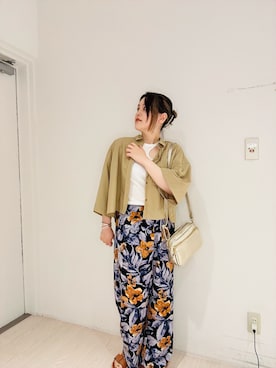 「大人カジュアルコーデ」｜「アイテム（その他）」を使った、Marinさん（レディース・163cm）の夏コーディネート