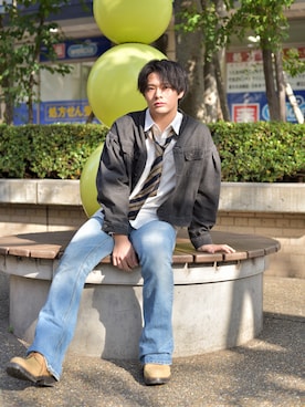 「アイテム（フォーマルスーツ/小物）」を使った、nichikaさん（メンズ・178cm）の秋コーディネート