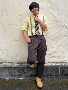 nichikaさん（骨格ストレート・メンズ・178cm）の秋コーディネート