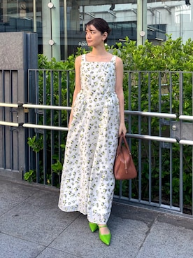 「ANDRESD（アンドレスド）のアイテム」を使った、ANDRESD staffさん（レディース・160cm）の春コーディネート